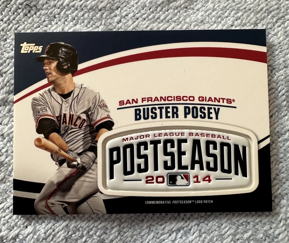 2018 Topps Update 2014 Postseason Relic Buster Posey #PSL-BP SF Giants  - Image 1 of 2