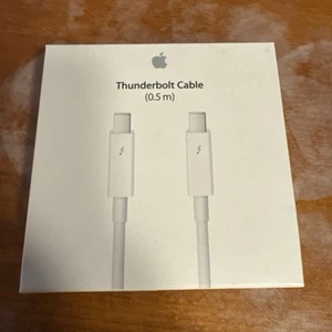 Cable Apple A1410 Thunderbolt 2 a Thunderbolt 2 en caja - 0,5 m (MD862ZM/A) - raro - Imagen 1 de 4