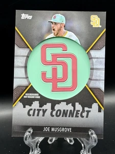 2023 Topps - City Connect Commemorative Patches Joe Musgrove #CC-JMU Black /299 - Bild 1 von 2