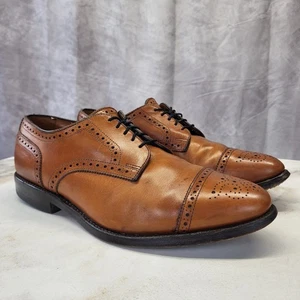 Oxford Allen Edmonds Sanford Tostado Puntera Para Hombre Talla 9 EEE - Imagen 1 de 15
