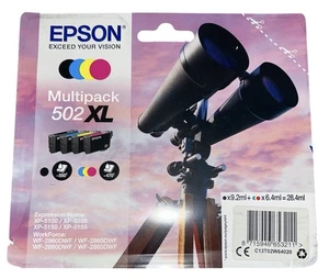Epson 502XL Multipack - 4 Pack Ink Cartridges - Black, Cyan, Magenta, Yellow - Picture 1 of 2