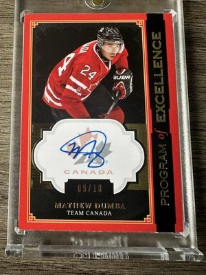 2013-14 Upper Deck The Cup Mathew Dumba Program Of Excllence Rookie Auto 9/10 - Image 1 of 2
