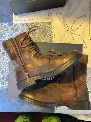 Harley-Davidson Custer Men’s leather motorcycle boots. Size 9M. Brand New ! Foto 1 de 4