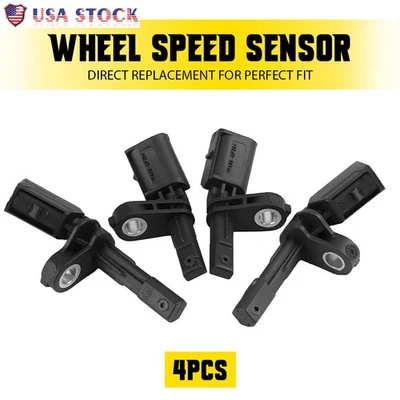 4X FRONT & REAR ABS WHEEL SPEED SENSOR SU11668 FOR VOLKSWAGEN TIGUAN 2009-2018 - Image 1 of 4