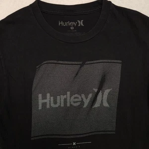Hurley Casual Crew Neck Short Sleeve Graphic T Shirt Mens Size Small S Black - Picture 1 of 8