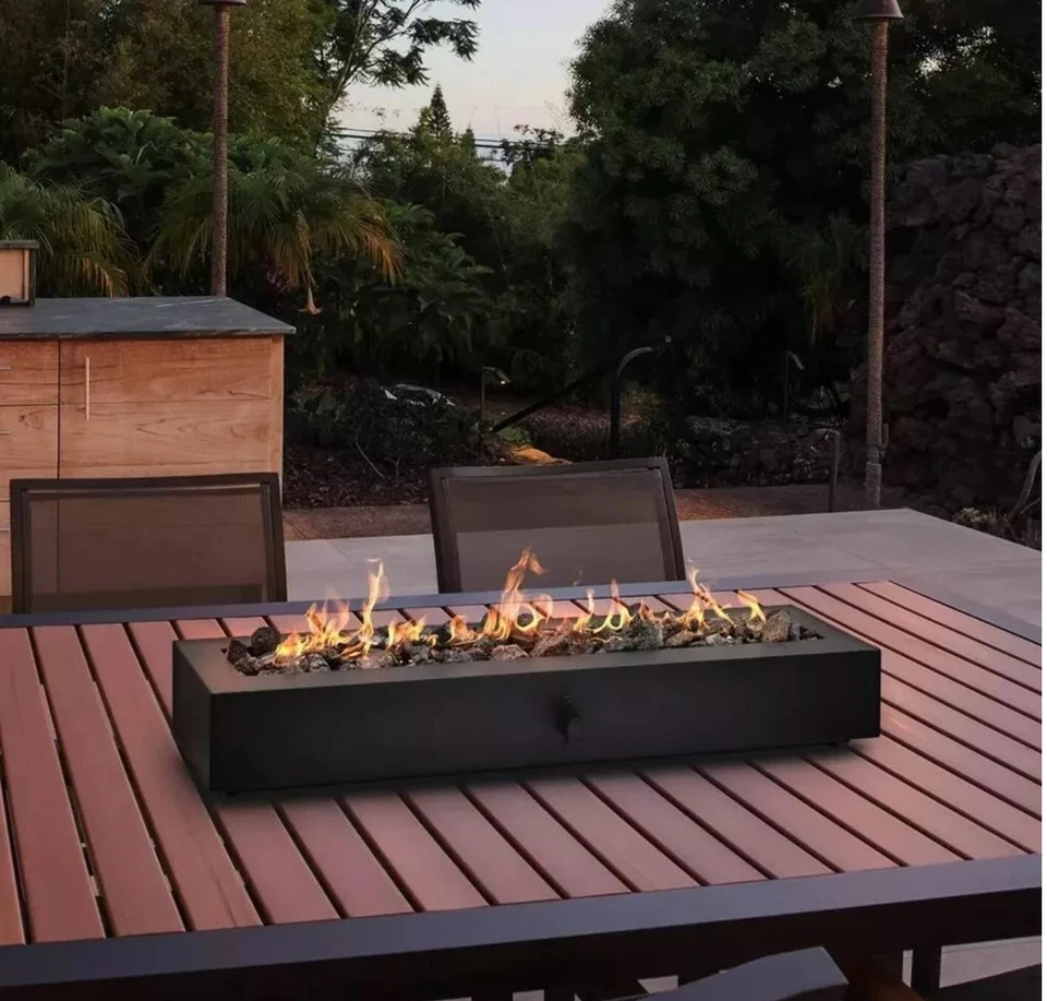 Bond 20" Outdoor Tabletop Gas Fire Pit Table Top Propane Fireplace Heater