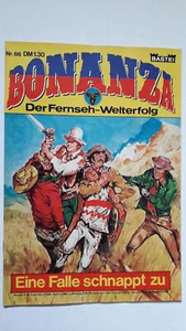 Bonanza Nr.66 mit Poster - TOP Z0-1 Der Fernseh-Welterfolg als BASTEI COMICHEFT - Imagen 1 de 4