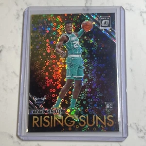 2023 Donruss Optic Rising Suns Holo Fast Break Prizm Brandon Miller #4 Rookie RC - Picture 1 of 2