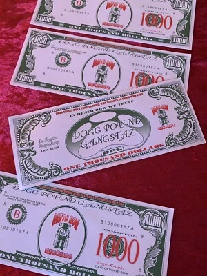 Dinero de juego de colección por death row records Foto 1 de 4