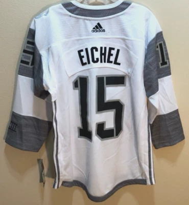 Camiseta Jack Eichel #15 Nueva Copa Mundial Juvenil Hockey 2016 Cosida Blanca Etiqueta L/XL Foto 1 de 2