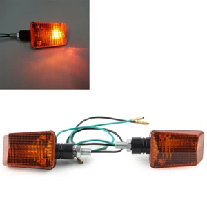 2 STÜCKE Universal Motorrad Blinker Lichter Für Honda Nighthawk 250 650 750 - Picture 1 of 10