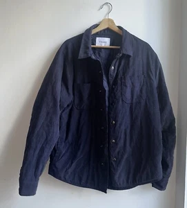 Chaqueta de Granero Marco Fishermancore Azul Marino Botón Clásico Tareas Abrigo Bombardero Mujer - Imagen 1 de 14