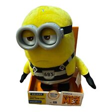 Despicable Me 3 Deluxe Talking Huggable Jail Time Tom Plush Voice Sound Effects