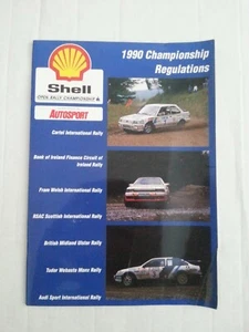 SHELL OPEN RALLY REGULATIONS GUIDE BOOKLET (1990) - Picture 1 of 4