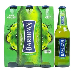 Bebida de malta sin alcohol sabor manzana barbican paquete de 6 330 ml - Imagen 1 de 7