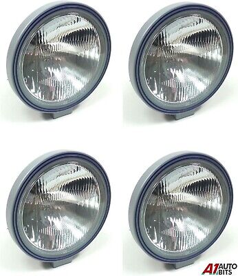 4x 9  24v 23cm 70w Truck Clear Round Fog Beam Lights Lamps For Scania Man Daf • 58.20€