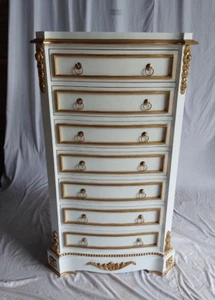 Credenza stile Luigi reale credenza barocco rococò credenza Louise sequestro 131 cm - Foto 1 di 5