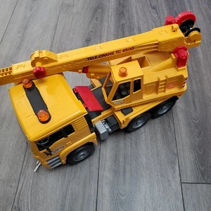 Bruder Man Tele Crane TC-4500 TGA 41.440 Construction building Toy GERMANY   - Picture 1 of 11