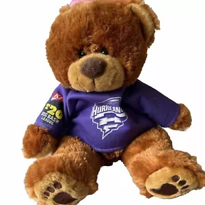 Hobart Hurricanes Plush Bear T20 NWT Cricket Purple Teddy Bear - Picture 1 of 3