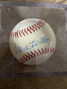 Steve Carlton Philadelphia Phillies signiert 1980 World Series Original Baseball - Bild 1 von 2