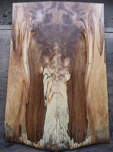Curly Spalted Ink Line Maple Drop Top 0,21" THK Gitarre Bass Tonholz 2538 - Bild 1 von 14