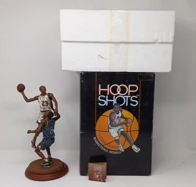 Figura de baloncesto Michael Jordan HOF 1998 HOOP SHOTS Over The Top de colección nueva Foto 1 de 4