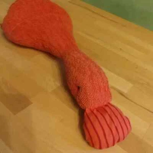 Sigikid Gans rot groß Stofftier Schmusetier Ente kuscheltier ca. 50 cm - Bild 1 von 3