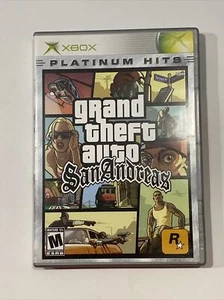 Grand Theft Auto: San Andreas Platinum Hits (Microsoft Xbox, 2005) - Picture 1 of 3