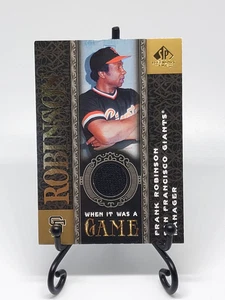 Frank Robinson 2007 SP Legendary Cuts When it Was a Game Memorabilia #WGFR - Picture 1 of 2