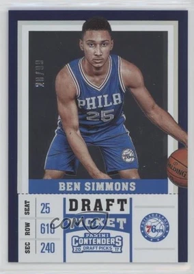 2017-18 Panini Contenders Draft Picks Season Variation Ticket /99 Ben Simmons #3 - Image 1 of 2