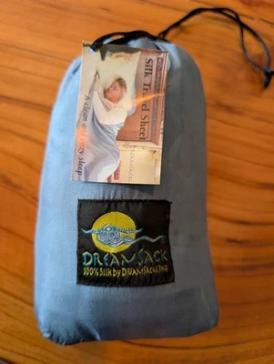 Dreamsack EX400 Extra roomy 100% silk sleep sack with pillow pocket - Image 1 of 2