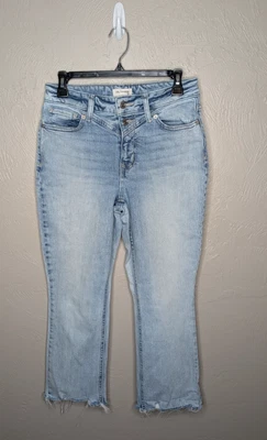 m Jeans by Maurices Womens 6 Short Light Original Fit High Rise Kick Boot Ankle - Image 1 of 4