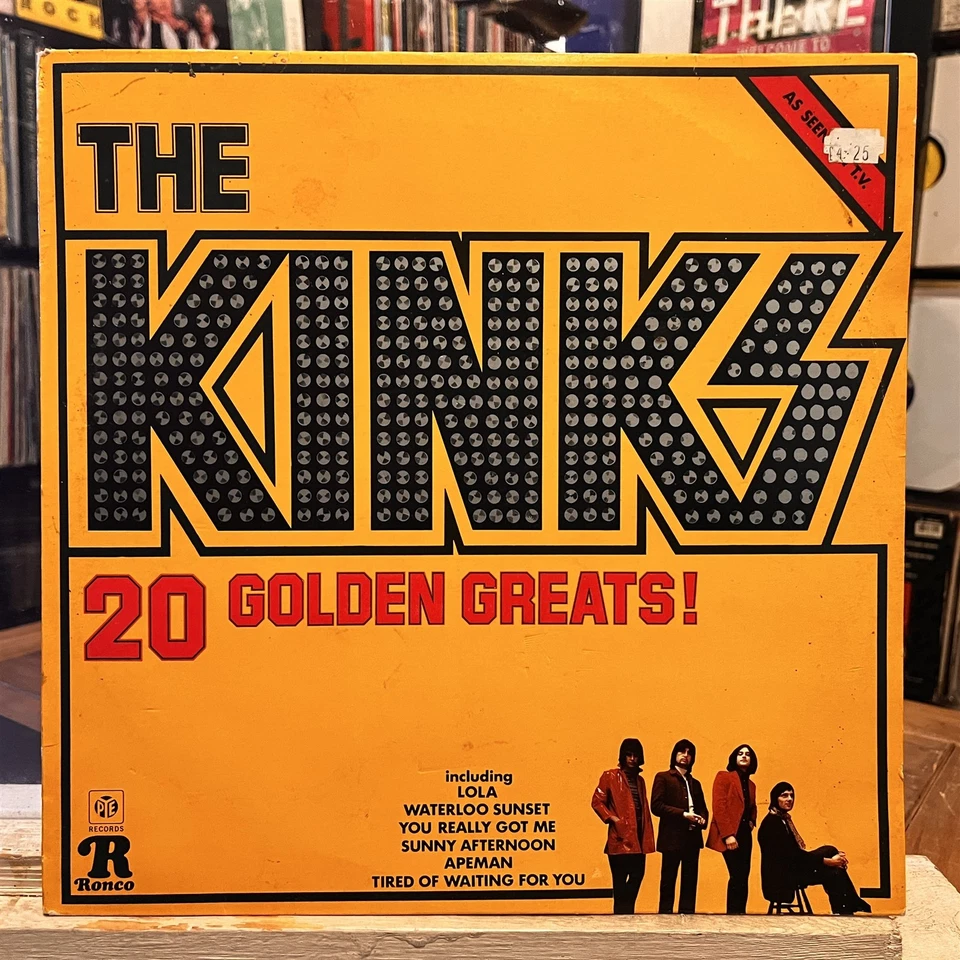 [ROCK/POP]~EXC LP~The KINKS~20 Golden Greats!~[1978~PYE~Issue]~UK IMPORT~ - Image 1 of 4