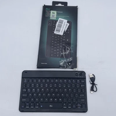 Rii Ultra-thin Bluetooth Wireless Keyboard Rk302 For Tablets Mobile Devices - Image 1 of 4