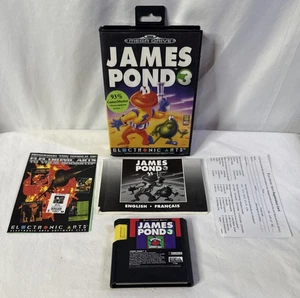 James Pond 3: Operazione Starfish (Sega Genesis, 1993) CIB Autentico - Foto 1 di 8