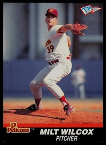 1989-90 T&M Senior League #114 Milt Wilcox St. Petersburg Pelicans - Picture 1 of 2