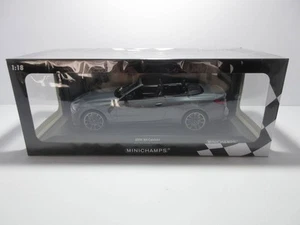 Minicar 1/18 Minichamps Bmw M4 Cabrio 2021 grau metallic Modellauto - Bild 1 von 7