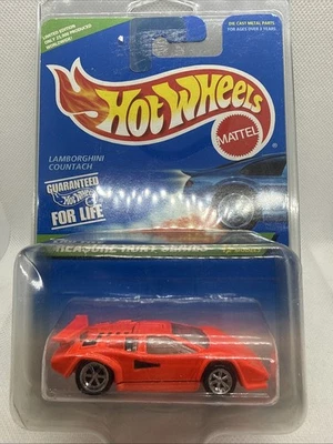 LTD Hot Wheels 1996 Treasure Hunt 10/12 розовый Lamborghini Countach коллекционер #429 - Изображение 1 из 4
