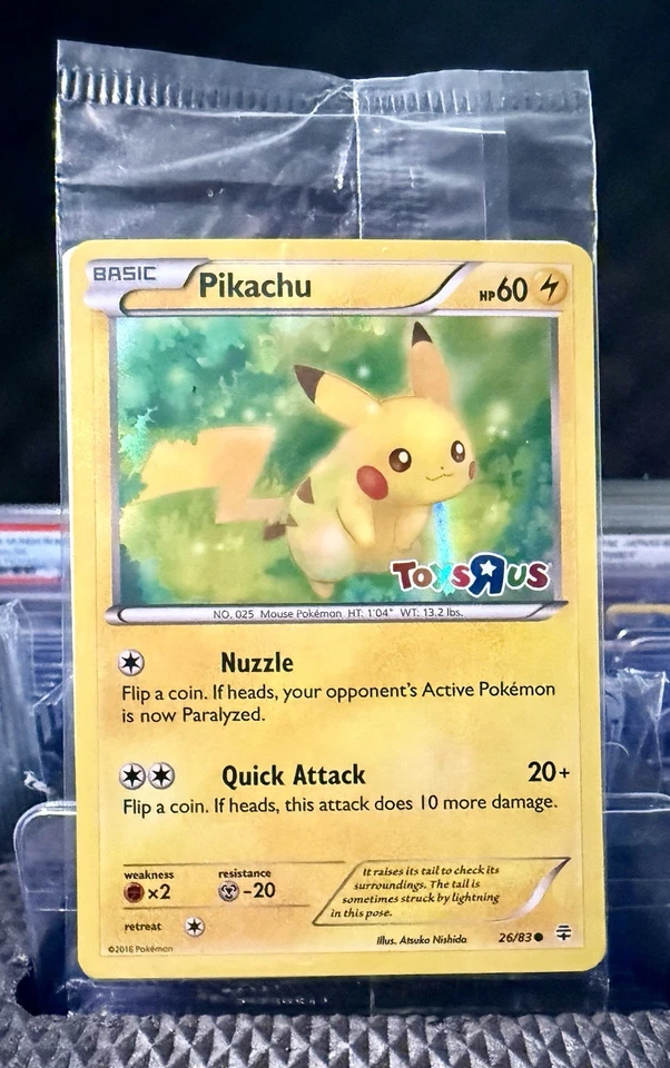 Pokemon TCG Pikachu - Toys R Us Promo - 26/83 - Selado - Imagem 1 de 2