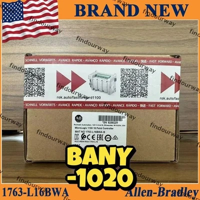 New Genuine PLC-AB 1763-L16BWA MicroLogix 1100 16 Point Controller - Image 1 of 4