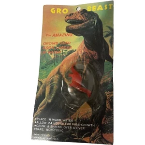 Gro Beast De Colección Años 90 Cultiva Tu Propio Dinosaurio Rojo Sin Abrir - Imagen 1 de 2