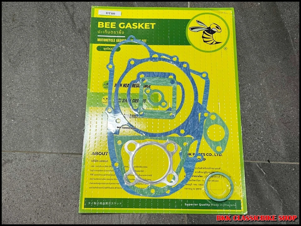 Yamaha DT100 A,B,C,D 1974-1977 MX100 Gasket complete Set  HIGH QUALITY - Изображение 1 из 4