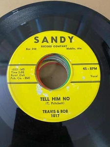 Travis & Bob - Tell Him No/We're too Young 1017 45rpm VG+ R9 - Bild 1 von 2
