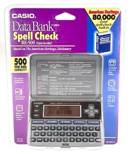 Casio Business Organizer + vérification orthographique et calculatrice RE-500 facile à utiliser ! - NEUF - Photo 1 sur 2
