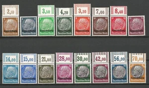 Deutsches Reich besetzungsausgaben Luxemburg Luxembourg 1940 Mi 1-16 MNH** WOR - Bild 1 von 1