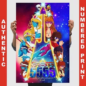 Daft Punk Leiji Matsumoto Interstellar 5555 Poster Mondo Crescendolls Vinyl RARE - Picture 1 of 1