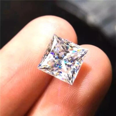 Natural Princess Cut Loose Lab Created Diamond 4.5X4.5 MM IF D Color Certified - Image 1 of 4