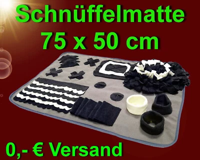Hunde Katze große !❤️ SCHNÜFFELMATTE SCHNÜFFELTELTEPPICH 75 X 50 cm ❤️ Spielzeug - Bild 1 von 4