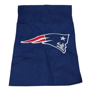 New England Patriots Garden Flag Applique Embroidered Banner Football 10x14" - Picture 1 of 4