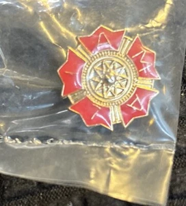 AMA 17 Years Pin Gold Tone New In Package American motorcycle Association - Picture 1 of 2